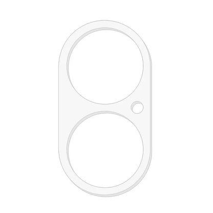 For iPhone 16 / 16 Plus Camera Lens Protector Integrated High Aluminium-Silicon Glass Lens Film