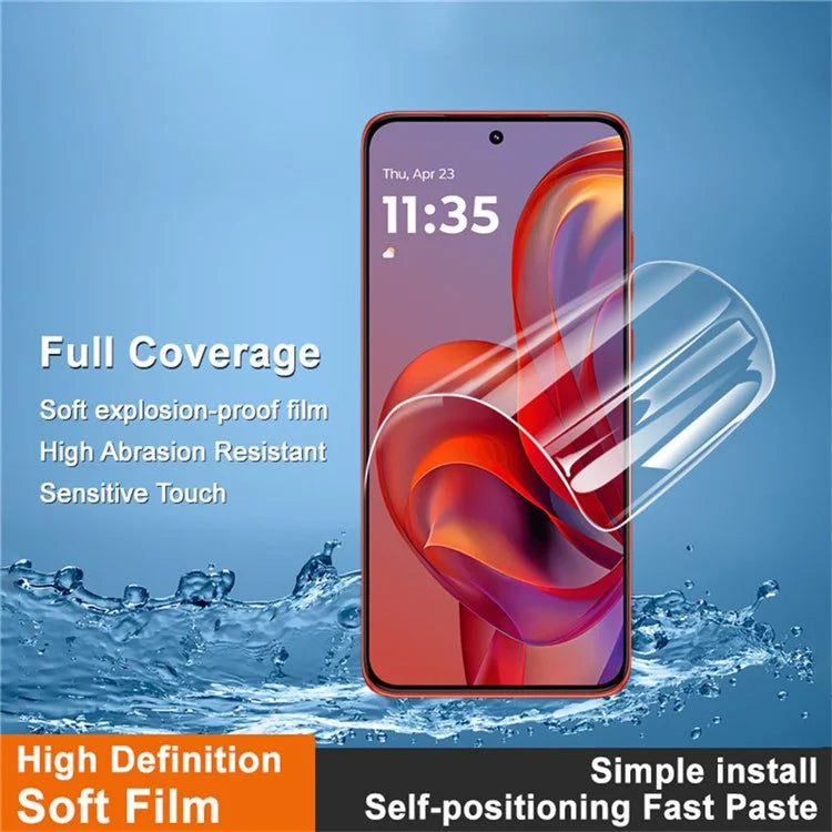 IMAK Hydrogel Film 4th Gen for Motorola Thinkphone 25 5G /  Moto S50 5G / Edge 50 Neo 5G Full Screen Protector Ultra Clear Soft TPU Film
