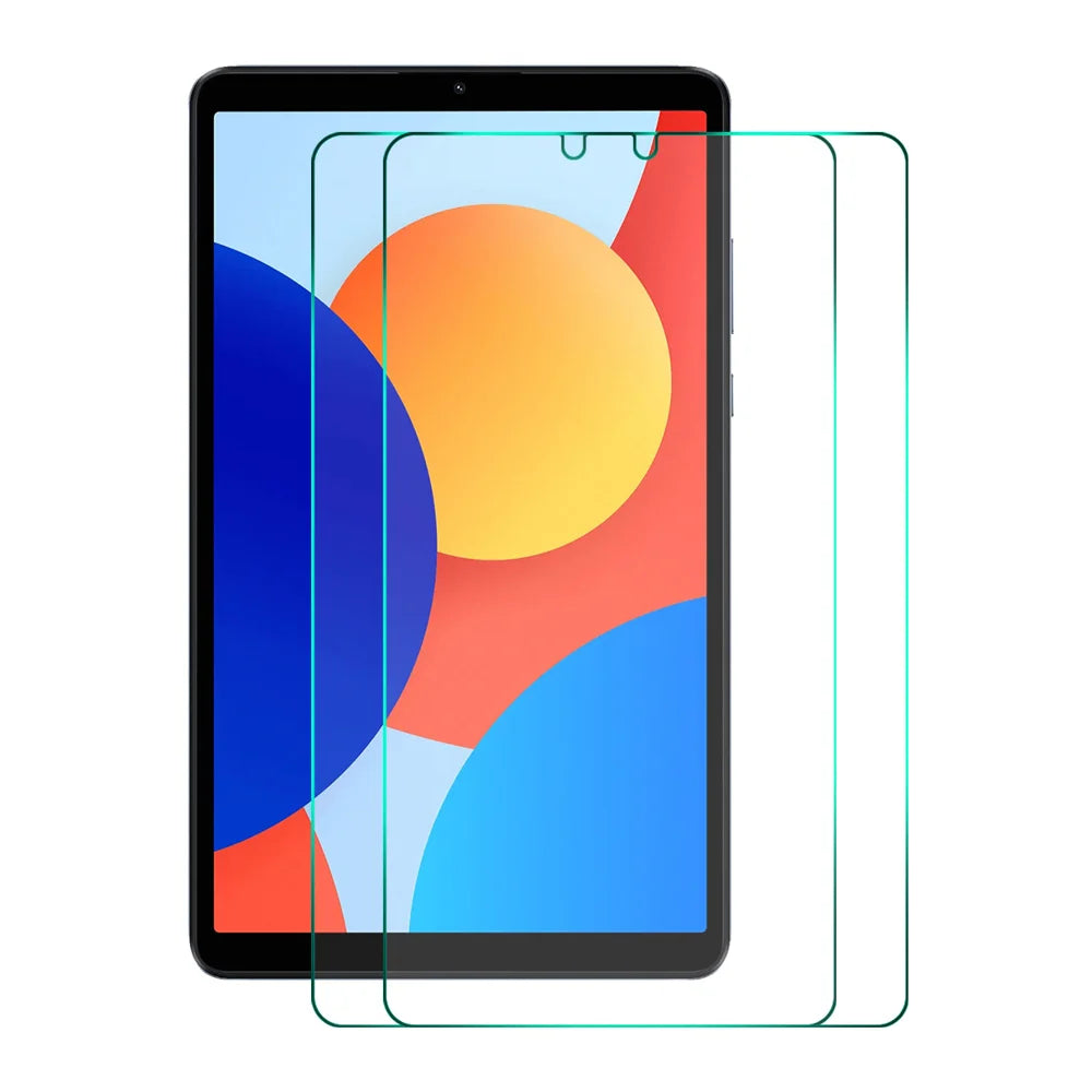For Xiaomi Redmi Pad SE 4G 8.7 inch ENKAY HAT PRINCE 2Pcs Tablet Screen Protector 9H 2.5D 0.33mm High Aluminium-silicon Glass Film - Transparent