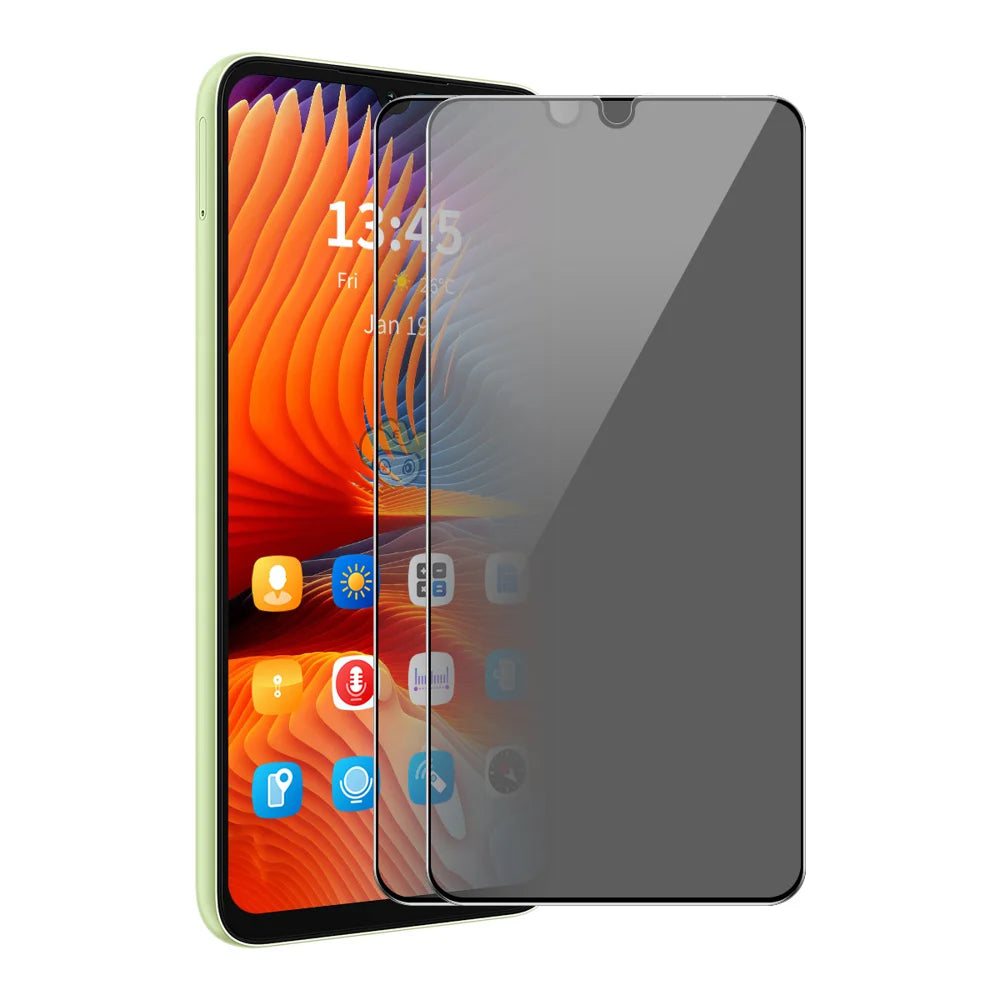 For Xiaomi Redmi 14C 4G ENKAY Hat-Prince 2Pcs Privacy Screen Protector Tempered Glass Film 28-degree Anti-Spy - Black