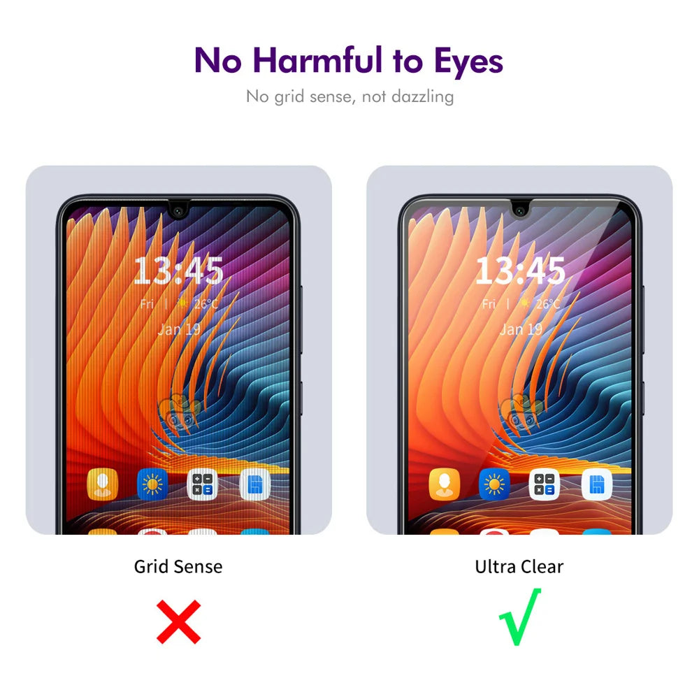 For Xiaomi Redmi 14C 4G ENKAY Hat-Prince 2Pcs Privacy Screen Protector Tempered Glass Film 28-degree Anti-Spy - Black
