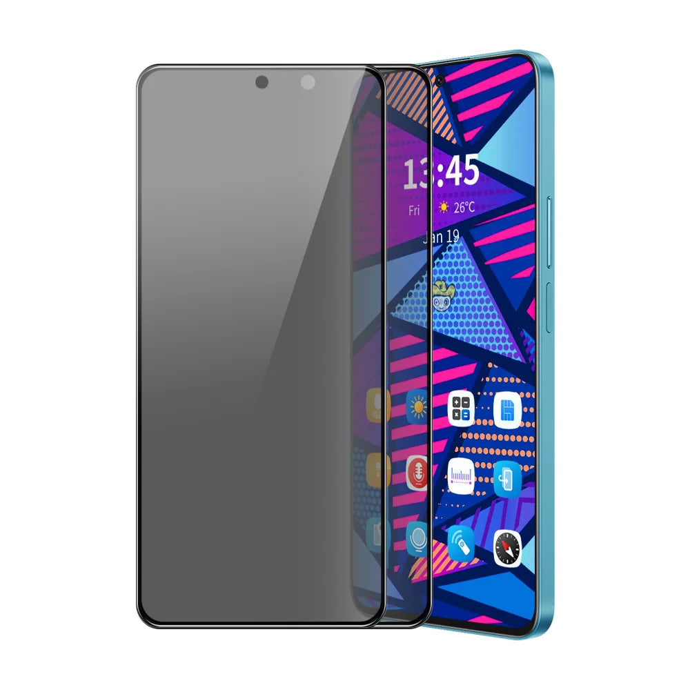 For Xiaomi 14T Pro / Xiaomi 14T ENKAY Hat-Prince 2Pcs Privacy Screen Protector Tempered Glass Film 28-degree Anti-Spy - Black