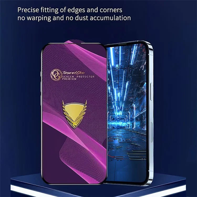 For iPhone 16 Pro Tempered Glass Full Screen Protector 9H Hardness