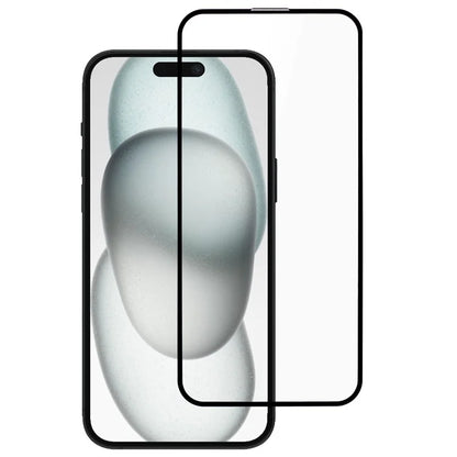 For iPhone 15 Plus Tempered Glass Full Screen Protector 9H Hardness