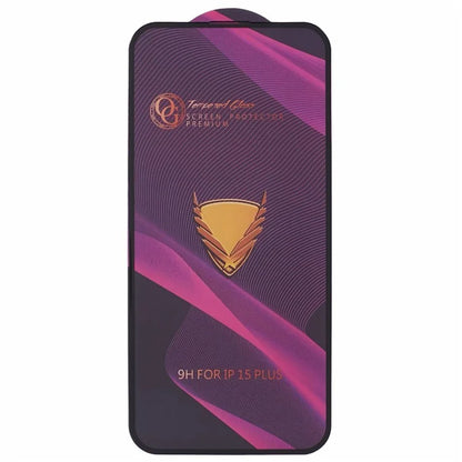 For iPhone 15 Plus Tempered Glass Full Screen Protector 9H Hardness