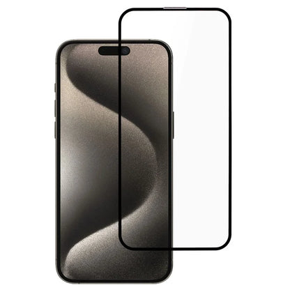 For iPhone 15 Pro Tempered Glass Full Screen Protector 9H Hardness