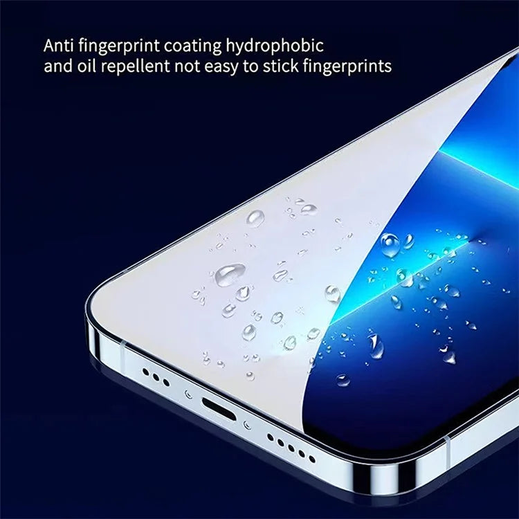For iPhone 15 Pro Tempered Glass Full Screen Protector 9H Hardness