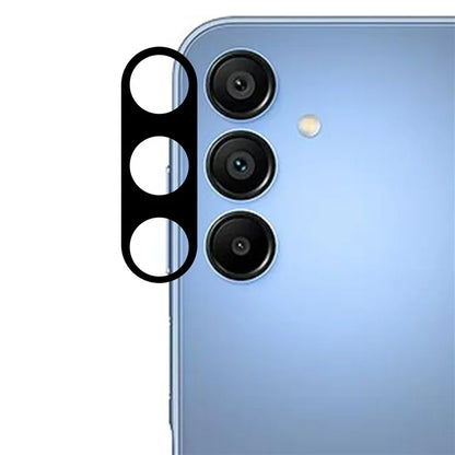 For Samsung Galaxy A16 5G Camera Lens Protector Black Silk Printing Tempered Glass Lens Film