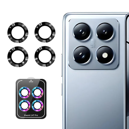 For Xiaomi 14T Pro ENKAY Hat-Prince Camera Lens Protector Metal Ring Lens Film