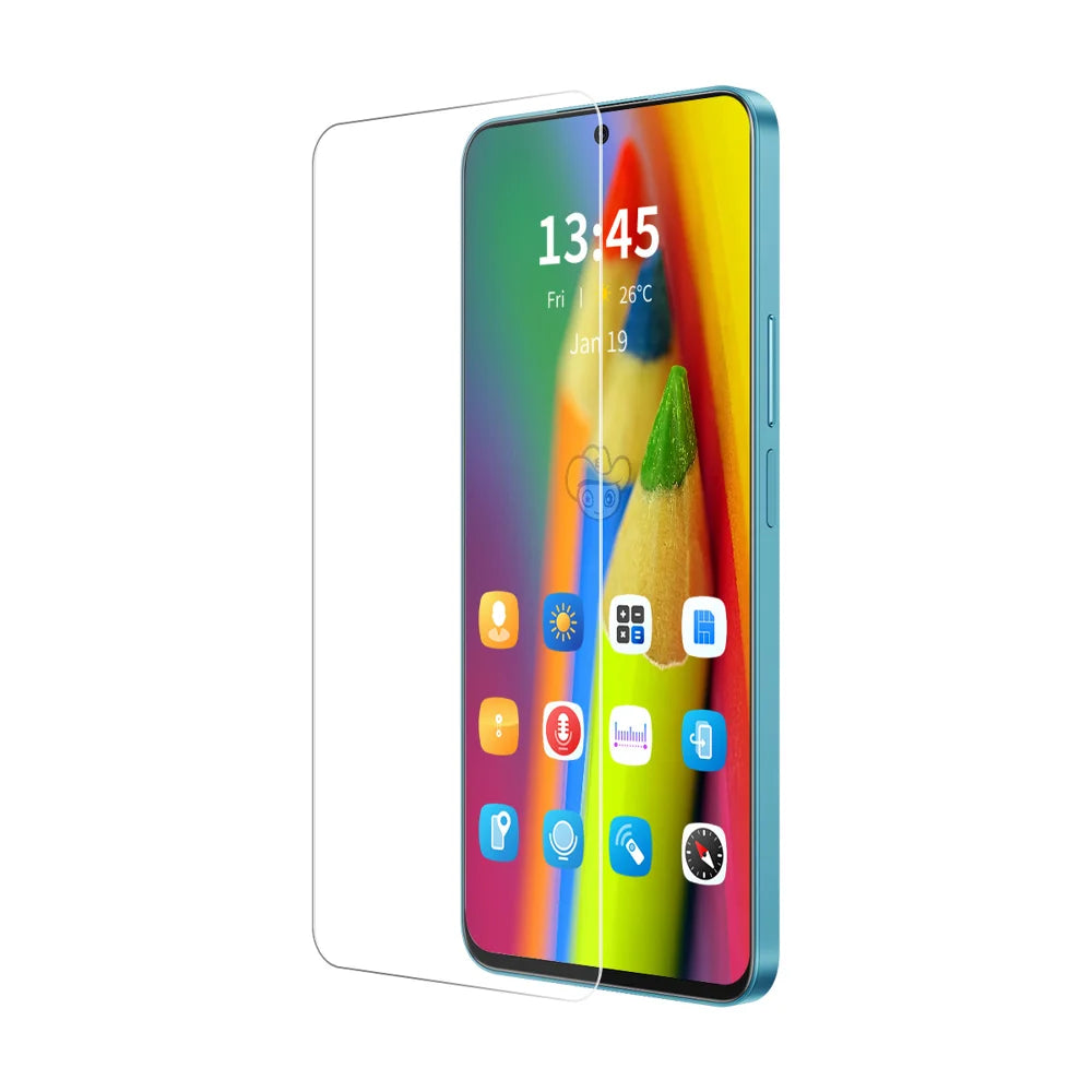 For Motorola Moto G35 5G ENKAY HAT PRINCE Screen Protector 9H Hardness High Aluminum-Silicon Glass Film - Transparent