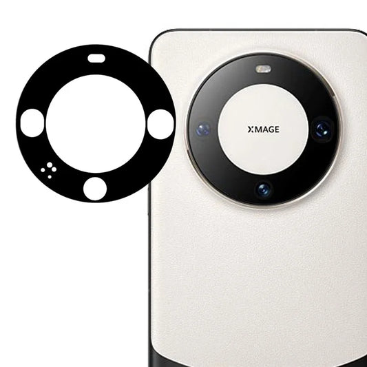 For Huawei Mate 60 Pro / 60 Pro+ Tempered Glass Lens Film Silk Printing Black Phone Camera Lens Protector