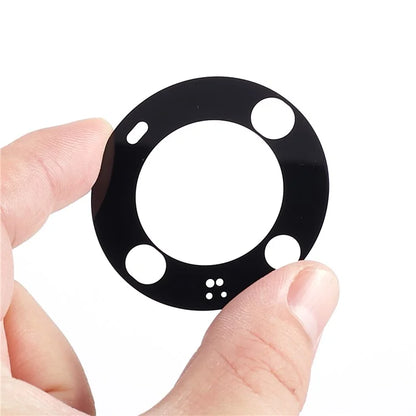 For Huawei Mate 60 Pro / 60 Pro+ Tempered Glass Lens Film Silk Printing Black Phone Camera Lens Protector