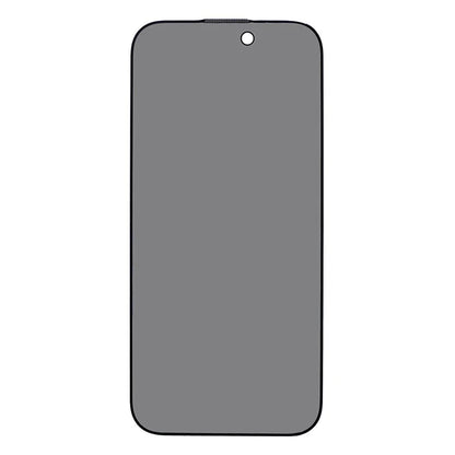 Anti-spy Film for iPhone 15 , Silk Printing Black Edge Corning Gorilla Glass Screen Protector