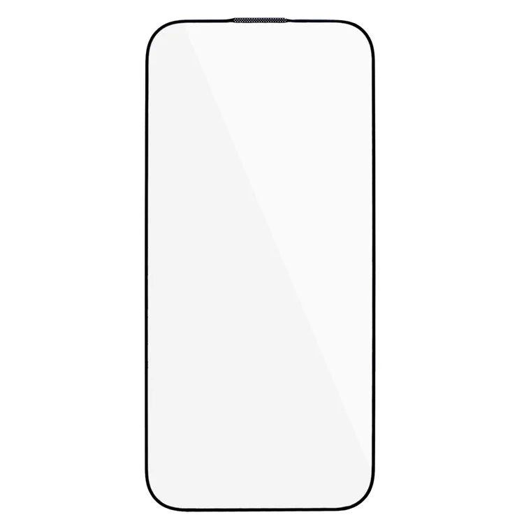 For iPhone 15 Plus Corning Gorilla Glass Screen Protector Silk Printing Black Edge HD Clear Film