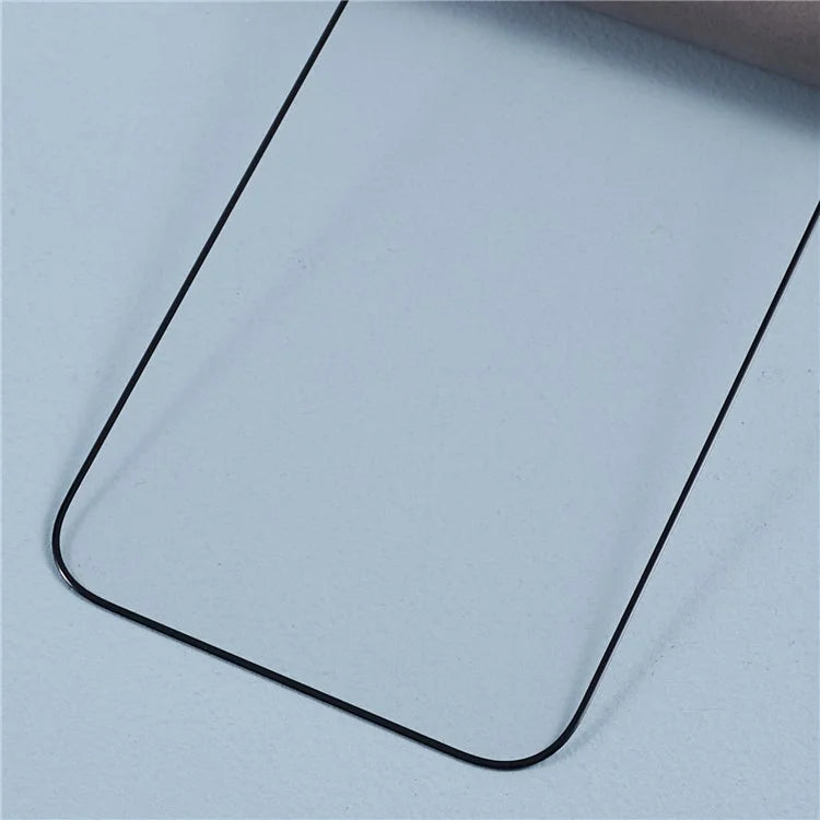 For iPhone 15 Plus Corning Gorilla Glass Screen Protector Silk Printing Black Edge HD Clear Film