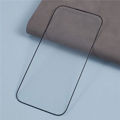 For iPhone 15 Plus Matte Corning Gorilla Glass Screen Protector Silk Printing Black Edge Film