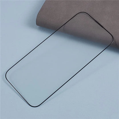 For iPhone 15 Plus Matte Corning Gorilla Glass Screen Protector Silk Printing Black Edge Film
