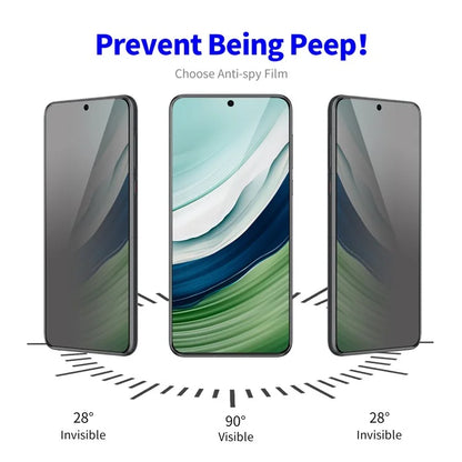 ENKAY HAT PRINCE For Huawei Mate 60 Privacy Screen Protector Tempered Glass 28-degree Anti-glare Film
