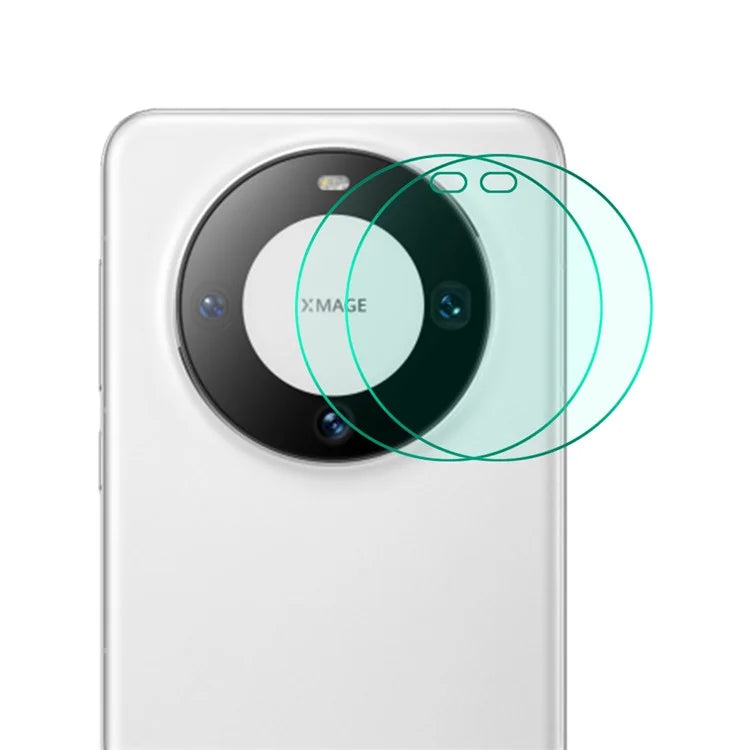 ENKAY HAT PRINCE 2Pcs for Huawei Mate 60 Camera Lens Protector 0.2mm 9H High Aluminum-silicon Glass Clear Lens Film
