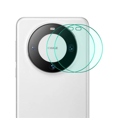 ENKAY HAT PRINCE 2Pcs for Huawei Mate 60 Camera Lens Protector 0.2mm 9H High Aluminum-silicon Glass Clear Lens Film