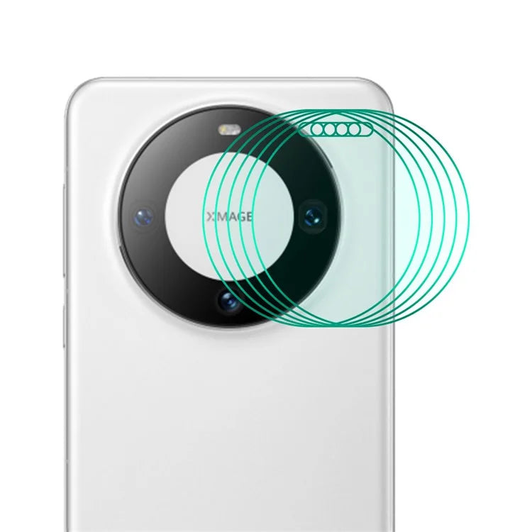 ENKAY HAT PRINCE 5Pcs for Huawei Mate 60 Back Camera Lens Protector 0.2mm 9H High Aluminum-silicon Glass Lens Film