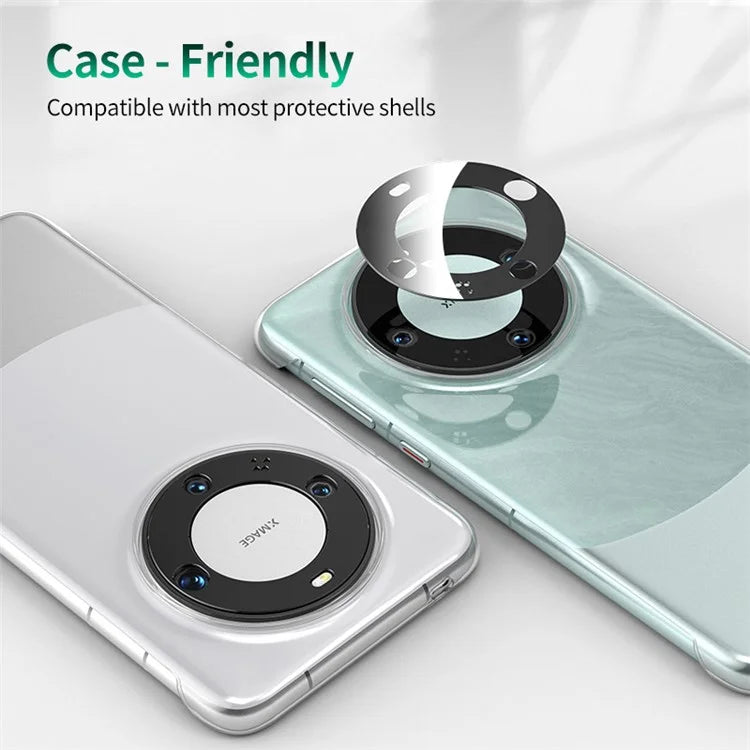 ENKAY HAT-PRINCE for Huawei Mate 60 Pro / Mate 60 Pro+ Tampered Glass Lens Film Anti-fingerprint Camera Lens Protector