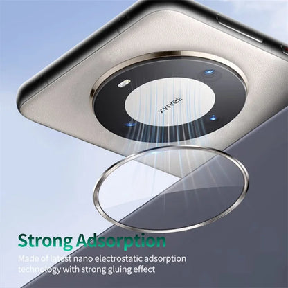 ENKAY HAT PRINCE For Huawei Mate 60 Pro  /  Mate 60 Pro+ Camera Lens Film Tempered Glass + Aluminum Alloy Lens Protector