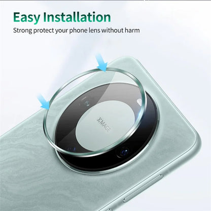 ENKAY HAT PRINCE For Huawei Mate 60 Pro  /  Mate 60 Pro+ Camera Lens Film Tempered Glass + Aluminum Alloy Lens Protector