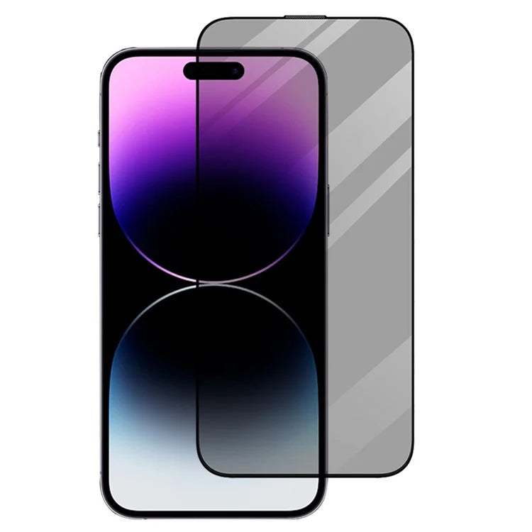 TOTU AB-057 for iPhone 14 Pro Screen Protector Anti-Spy Silk Printing Tempered Glass Screen Film