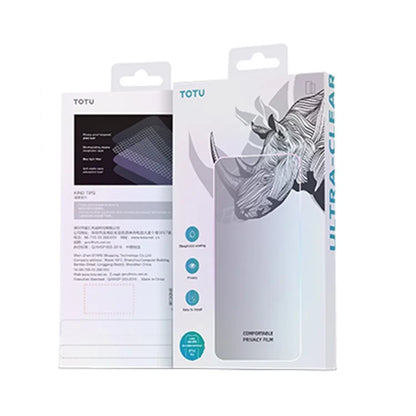 TOTU AB-057 for iPhone 14 Pro Screen Protector Anti-Spy Silk Printing Tempered Glass Screen Film
