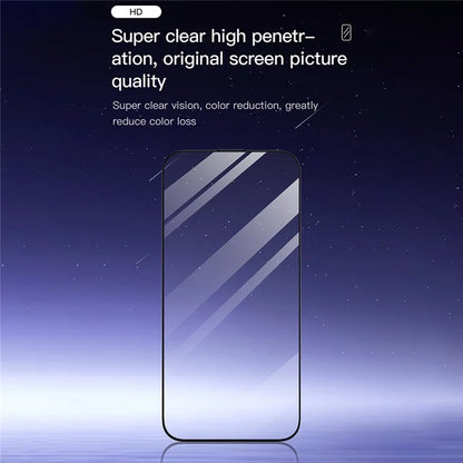 TOTU AA-057 for iPhone 15 Silk Printing HD Clear Tempered Glass Full Screen Protector