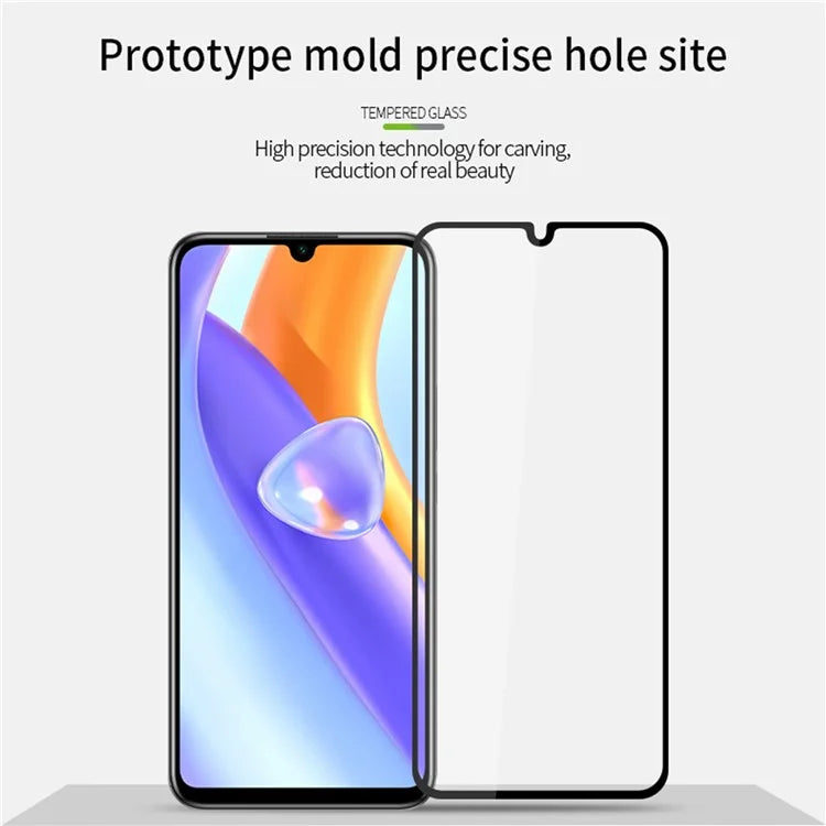 MOFI For Xiaomi Redmi 13C 4G / Poco C65 4G JK Tempered Glass Film Series-1 High Aluminum-silicon Glass Full Glue Screen Protector