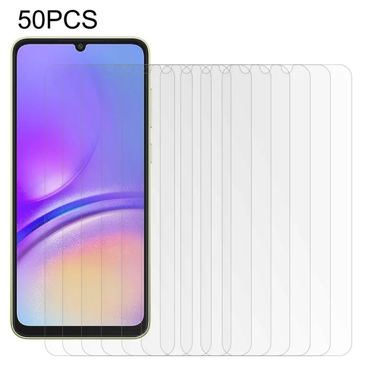 50PCS For Samsung Galaxy A05s 4G / A05 4G Tempered Glass Screen Protector Anti-explosion Film