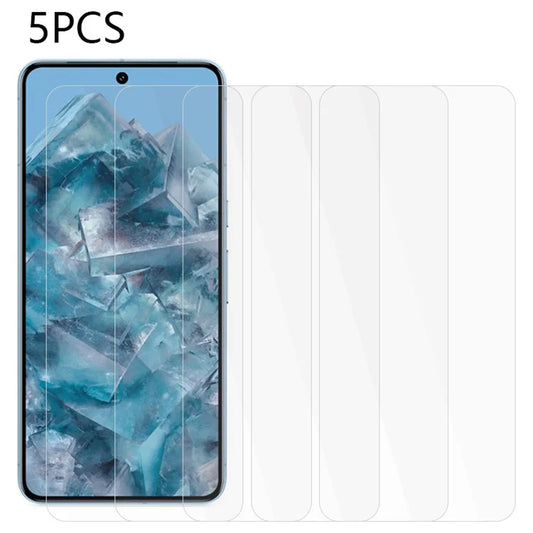 5PCS For Google Pixel 8 Pro Tempered Glass Film 2.5D 0.3mm Anti-explosion Screen Protector