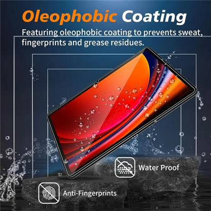 For Samsung Galaxy Tab S9 FE Tempered Glass Screen Protector 2.5D Straight Edge Film