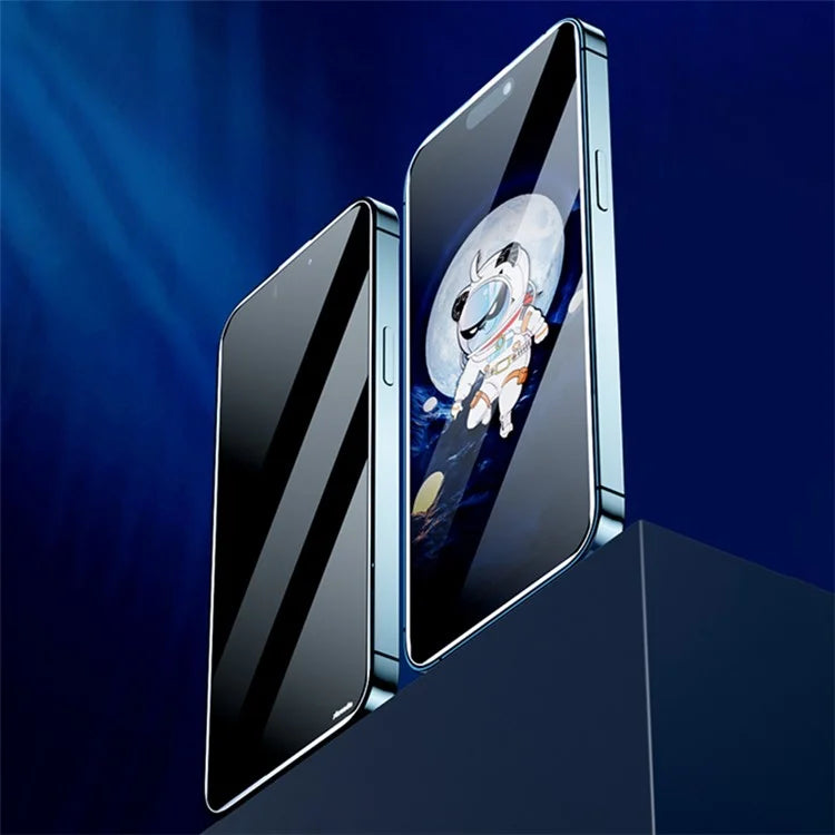 AZEADA Space Bear Series for iPhone 15 Anti-Static High Aluminium-silicon Glass HD Screen Protector