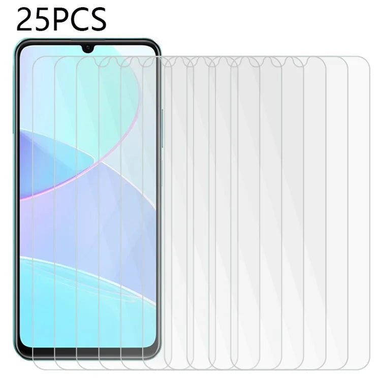 25PCS For Realme C53 (Global) / C53 (India) / C51 Cell Phone Screen Film Tempered Glass Clear Screen Protector