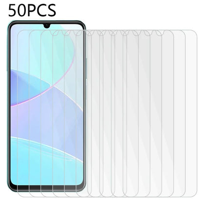 50PCS For Realme C53 (Global) / C53 (India) / C51 Shockproof Tempered Glass Film Clear Phone Screen Protector