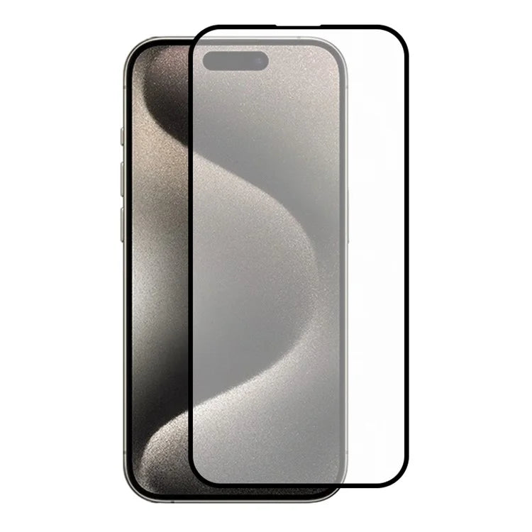 RURIHAI For iPhone 15 Pro Max 0.26mm 2.5D AG Matte Screen Protector High Aluminum-silicon Glass Film