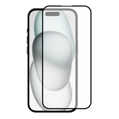 RURIHAI For iPhone 15 0.26mm 2.5D AG Matte Screen Protector High Aluminum-silicon Glass Anti-scratch Film