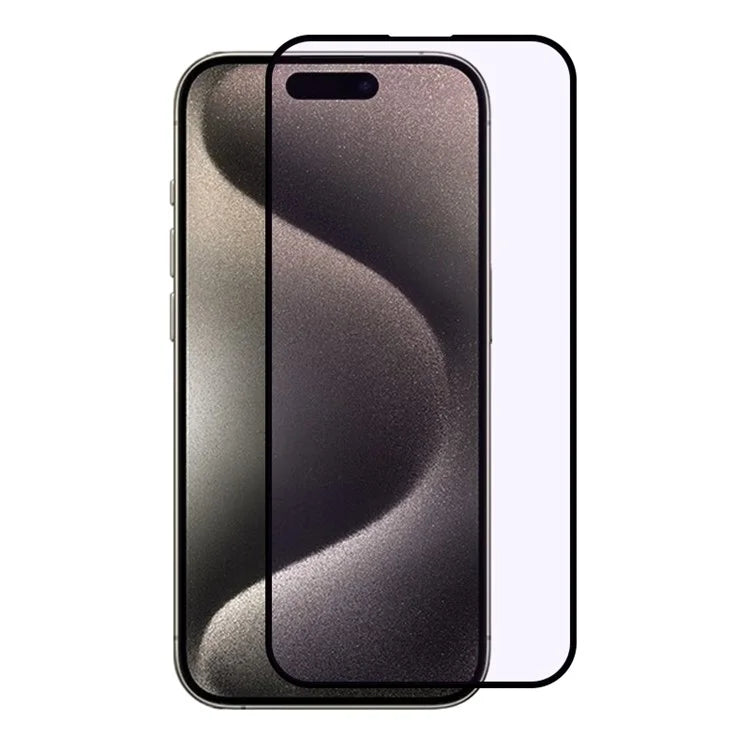 RURIHAI For iPhone 15 Pro Max Anti-Blue-Ray Screen Protector 0.26mm 2.5D Tempered Glass Film