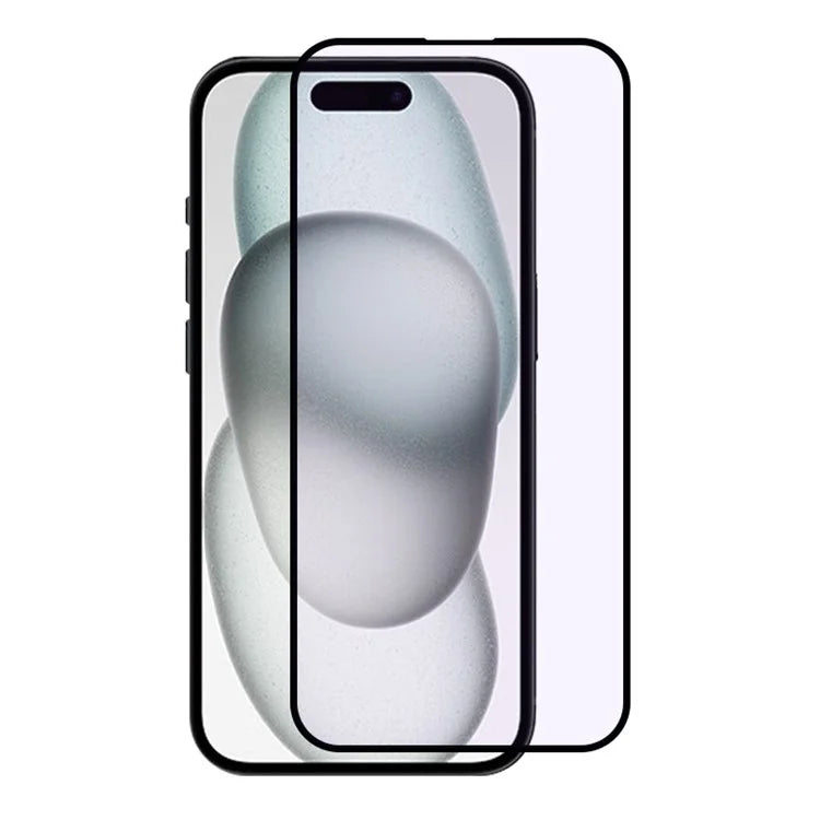 RURIHAI For iPhone 15 Plus 0.26mm 2.5D Anti-Blue-Ray Screen Protector Tempered Glass Film