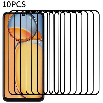 RURIHAI 10Pcs For Xiaomi Redmi 13C 4G / 5G / Poco C65 4G Clear 2.5D 0.26mm High Aluminum-silicon Glass Screen Film Protector