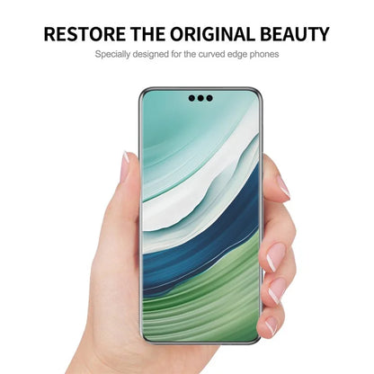 ENKAY HAT PRINCE 5Pcs  /  Pack For Huawei Mate 60 Pro / 60 Pro+ 3D Curved Screen Protector Hot Bending HD Clear Full Cover PET Film