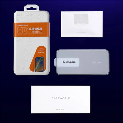 CASEWORLD For iPhone 15 Pro Screen Protector 0.33mm Ultra Clear Tempered Glass Film