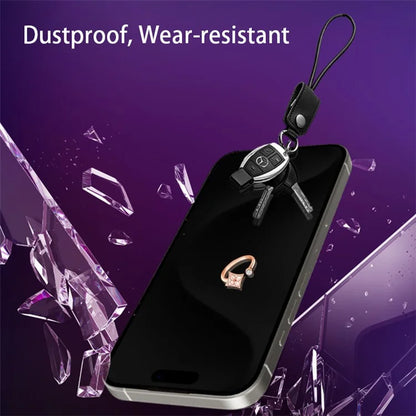 CASEWORLD For iPhone 15 Plus 0.33mm Screen Protector Anti-Spy Ultra Thin Tempered Glass Film