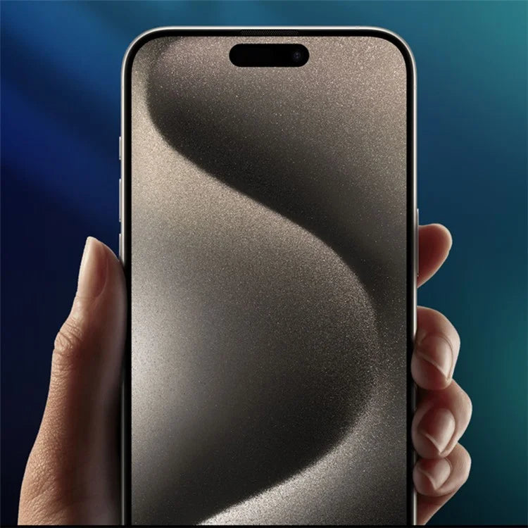 CASEWORLD For iPhone 15 Pro Anti-explosion Screen Protector HD Clear Tempered Glass Film