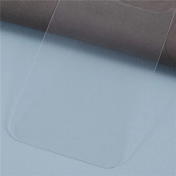 For iPhone 15 Pro Back Protector Straight Edge Tempered Glass Phone Back Film
