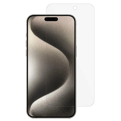 For iPhone 15 Plus / 15 Pro Max Screen Protector 0.25 Arc Edge Matte Tempered Glass Film