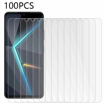 100Pcs for ZTE nubia Neo 5G Tempered Glass Screen Protector Ultra Clear Film